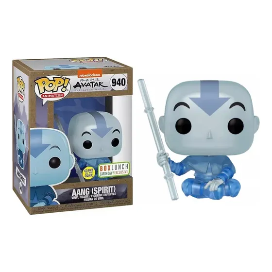 Aang Spirit Funko Pop Avatar #940 Brilla Glow Exclusivo Nick