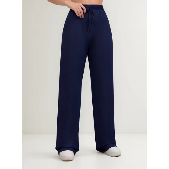 Calça Wide Leg Pantalona Plus Size Leve Estilosa Blogueira