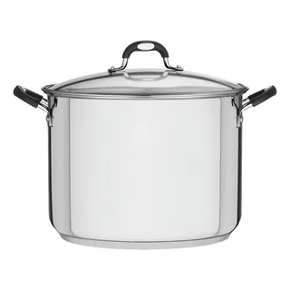 Caldeirão Astro Aço Inox Tramontina 30cm 15,2l Fundo Triplo Cor Prateado