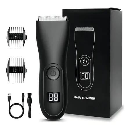 Aparador De Pelos Saco Homem P D'agua Barber Ultra íntimos Dmaia Preto 127/220v