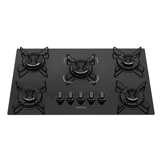 Cooktop A GĂĄs Itatiaia Preto 5 Bocas Essencial Bivolt 127v/220v 620ct50153 Cooktop A GĂĄs Itatiaia Preto 5 Bocas Essencial Bivolt 127v/220v 620ct50153