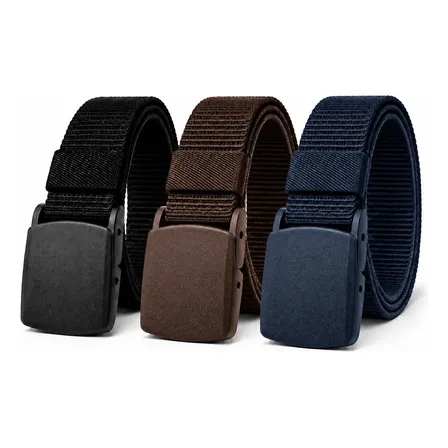 Kit 3 Cintos Antialérgico Fivela Engate Rápido Atacado