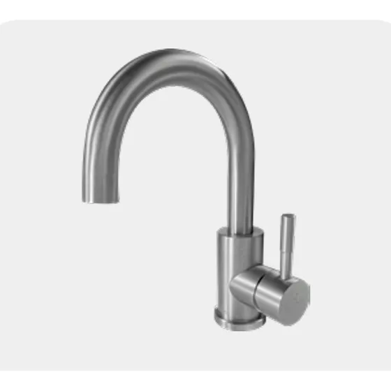 Llave Para Lavamanos Acero Inoxidable Monomando 