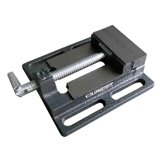 Morsa Plana Para Taladro Agujeradora Banco 3'' 75mm Prensa