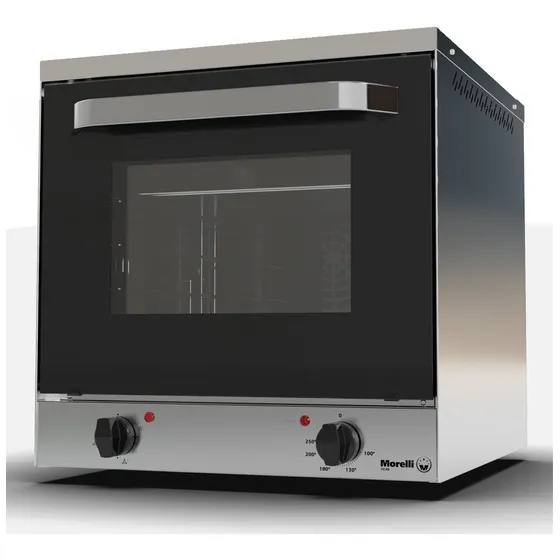 Horno Convector Eléctrico Morelli Dorato Panadero Pastelero