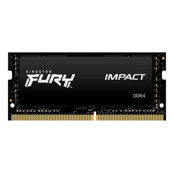 Memoria RAM Impact DDR4 gamer color negro 16GB 1 Fury KF432S20IB1/16