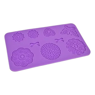 Molde De Silicon Para Encaje De Azúcar Kc37297 Molde De Silicon Para Encaje De Azúcar Kc37297