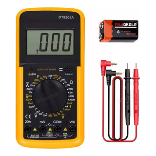 Multimetro Professional Digital Lcd Portátil Ac/dc Dt-9205a Multimetro Professional Digital Lcd Portátil Ac/dc Dt-9205a