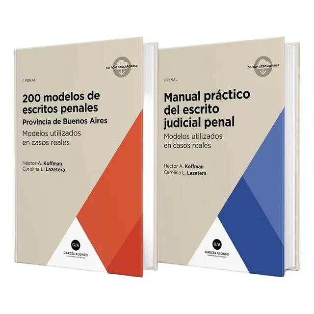 Pack Modelos De Escritos Penales (nación Y Provincia Bs As)
