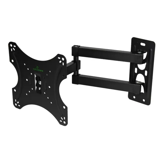 Soporte De Tv Gc Cp302 Reclinable Ajustable 14-42 18kg Color Negro