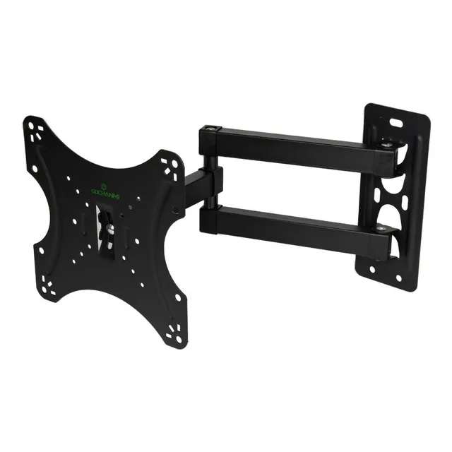 Soporte De Tv Gc Cp302 Reclinable Ajustable 14-42 18kg Color Negro