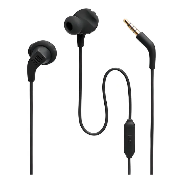 Auriculares Jbl Endurance Run 2 Black P3 con cable