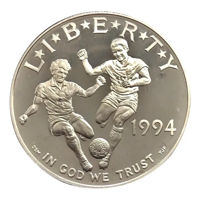 Estados Unidos 1 Dólar 1994 S Mundial Usa 94 Plata Nueva