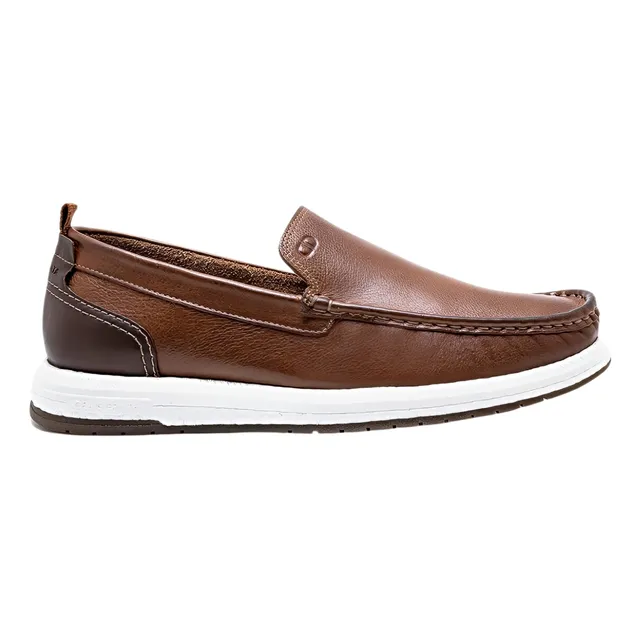 Mocassim Democrata Easy Flop Pulse Couro Masculino Original