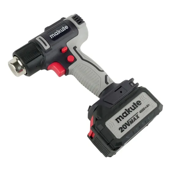 Pistola De Calor A Batería 20v 4 Amp Valija Makute