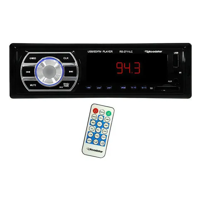 Roadstar R8-2711LC toca rádio automotivo fm/usb/sd Preto