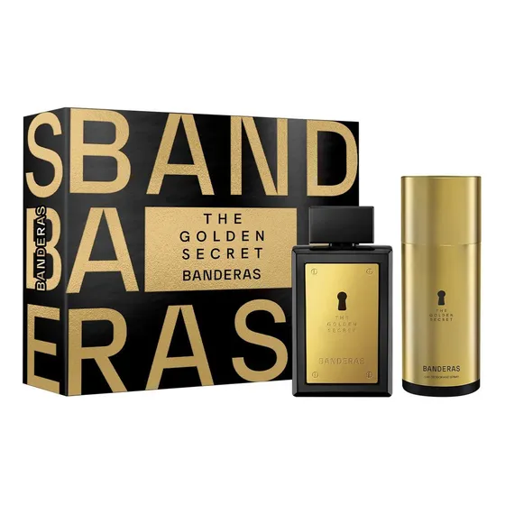 The Golden Secret Banderas Caja Edt 100ml Con Spray corporal