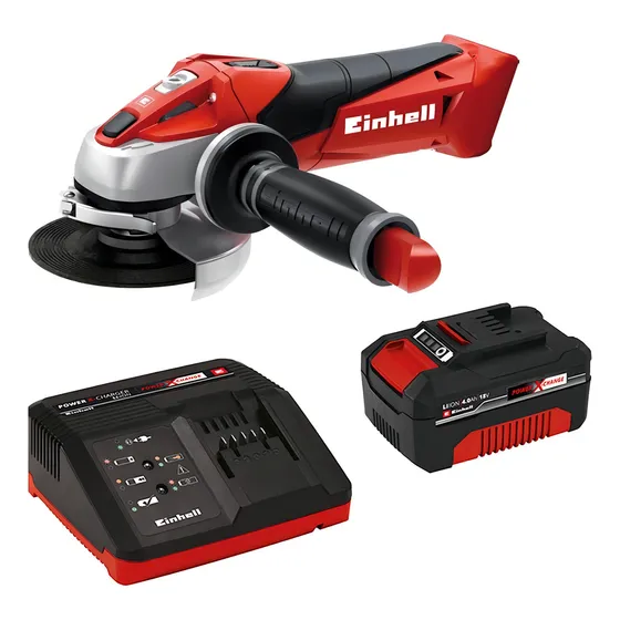 Amoladora angular con batería y cargador 18v - Einhell