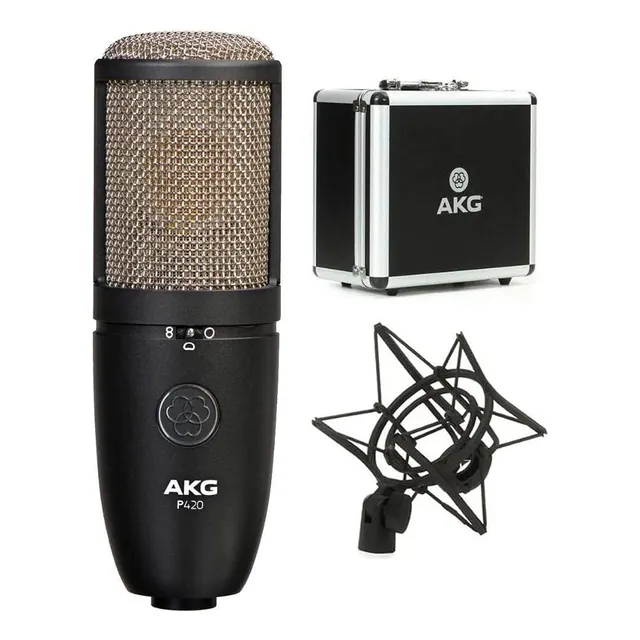 AKG Pro Audio P420 Micrófono De Condensador De Doble Cápsula