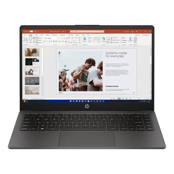 Notebook Hp 240 G10 Intel Core I3 1315u 8gb Ssd 256gb 14  Hd