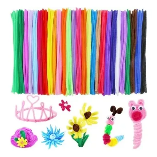 Limpia Pipas Limpiapipas Colores Surtidos Mate C/100 Piezas 