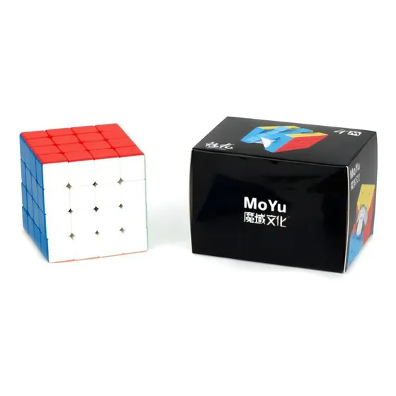 4x4x4 Meilong M Cubo Velocidad Moyu Magnético Color De La Estructura Stickerless