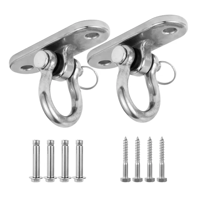 -2 Piezas De Soporte Columpio De Acero Inoxidable 304 C...