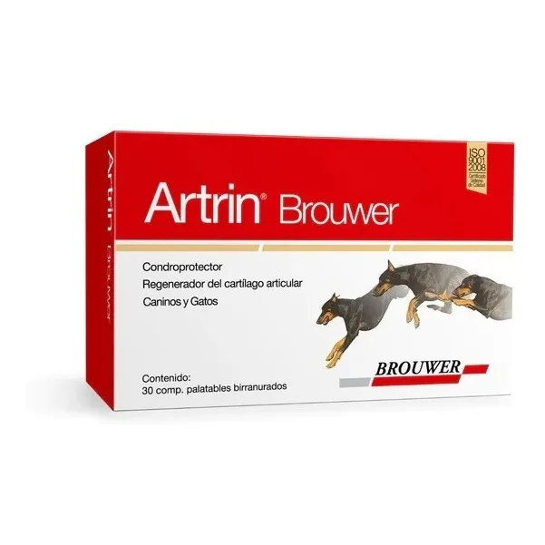 Artrin 30comp Glucosamina Condroitín  Perros Gatos