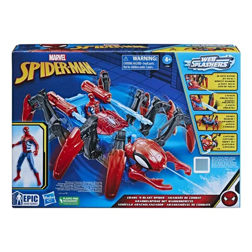 Figura De Acción Spider-man Vehículo Aracnolanzador