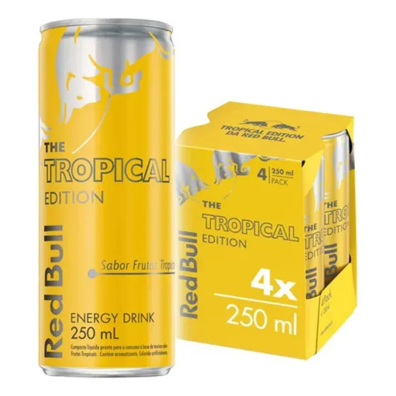 Energetico Red Bull Tropical Pack4x250ml