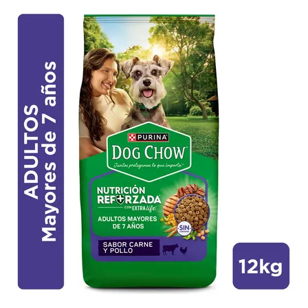 Alimento Seco Perro Dog Chow® Adultos 7+ Longevidad 12kg