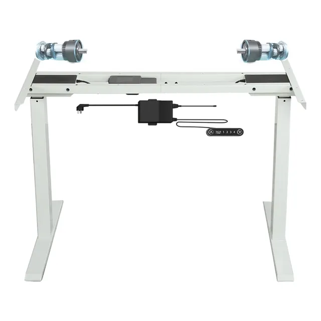 Estructura Escritorio Ajustable Altura Electrico Motor Doble