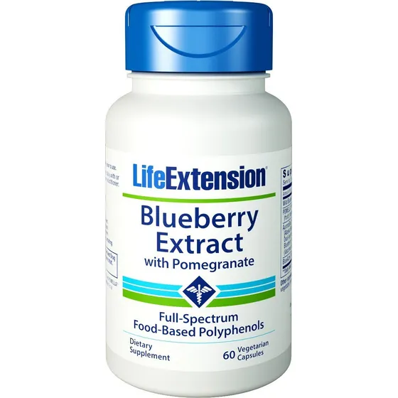 Suplemento Life Extension De Extracto De Arándano Con Granad