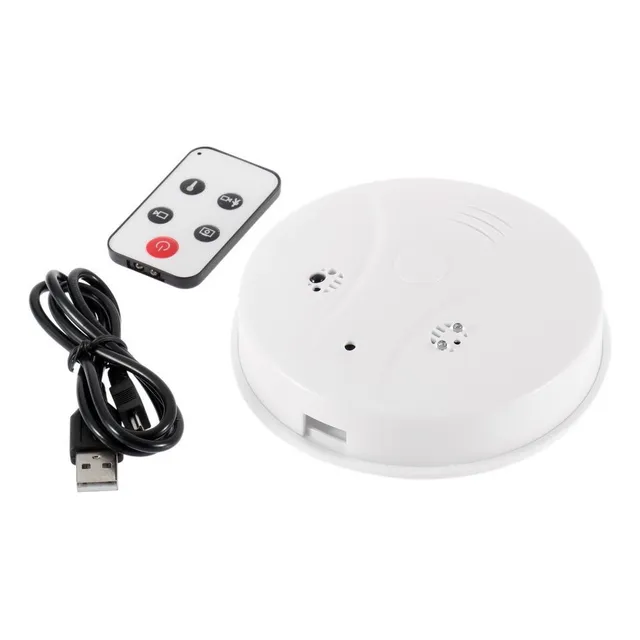 Camara Seguridad Casa Económica Micro Sensor De Humo Video