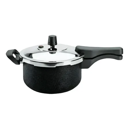 Panela De Pressão Triunfo 3 Litros Fechamento Externo Cor Preto Craqueado