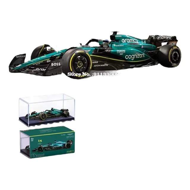 F1 Amr23 Fernando Alonso Bburago Astom Martin 2023 1/43