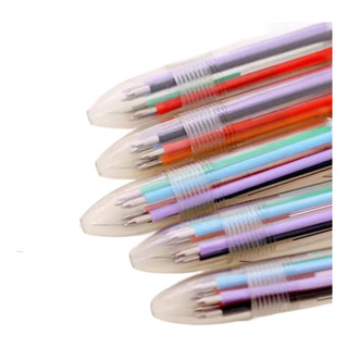 5 Pcs Pluma Bolígrafo De Color Arco Iris 6 En 1 5 Pcs Pluma Bolígrafo De Color Arco Iris 6 En 1