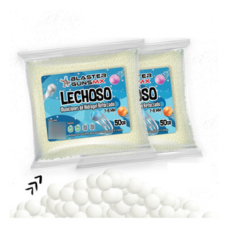 Bolitas De Hidrogel Lechoso 100gr Munición Reforzada Lechosa Bolitas De Hidrogel Lechoso 100gr Munición Reforzada Lechosa