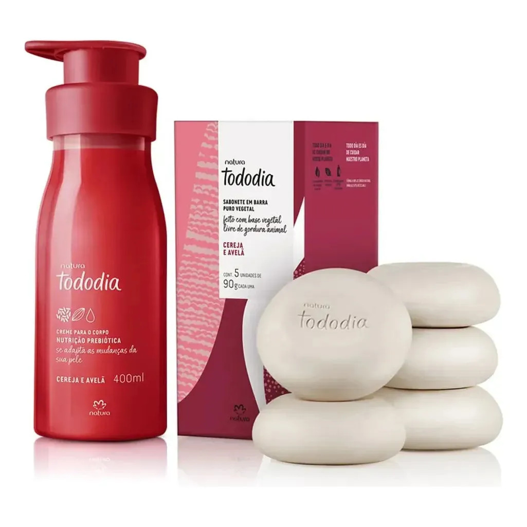 Kit Presente Natura Tododia Creme Hidratante + Sabonete