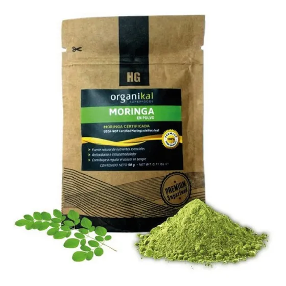 Pack X2 Moringa En Polvo X50gr Organikal 