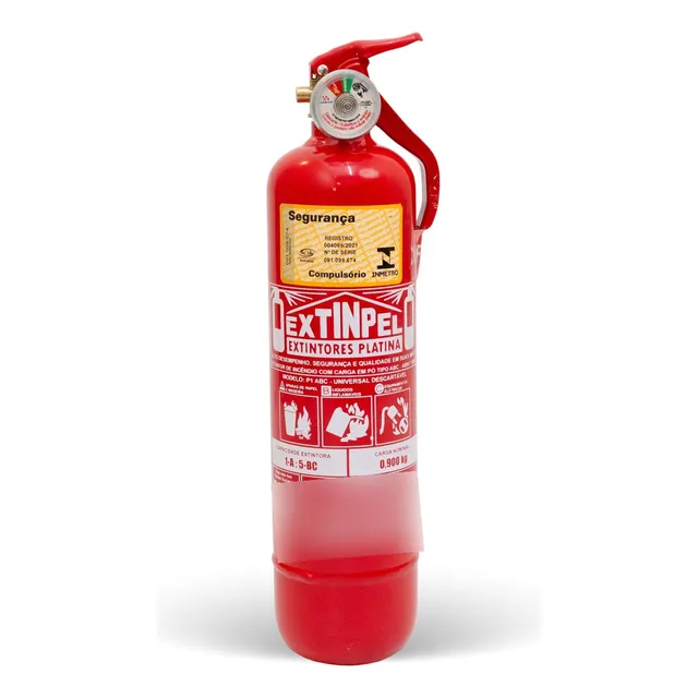 Extintor Veicular Universal Abc 0,9 Kg 5 Anos