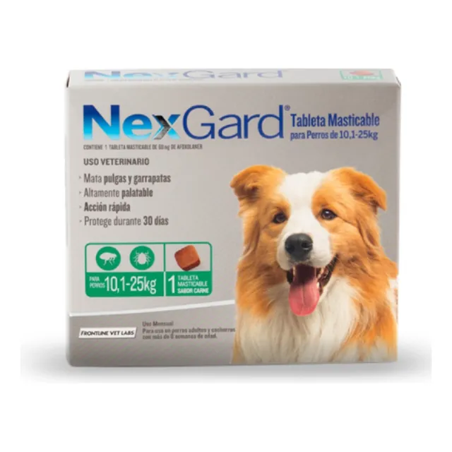 Nexgard Antigarrapatas Antipulgas 10-25 Kg