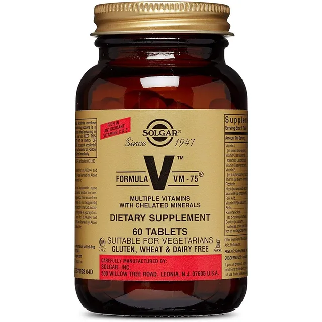 Solgar Formula Vm-75 Multivitamínico 60 Tabletas