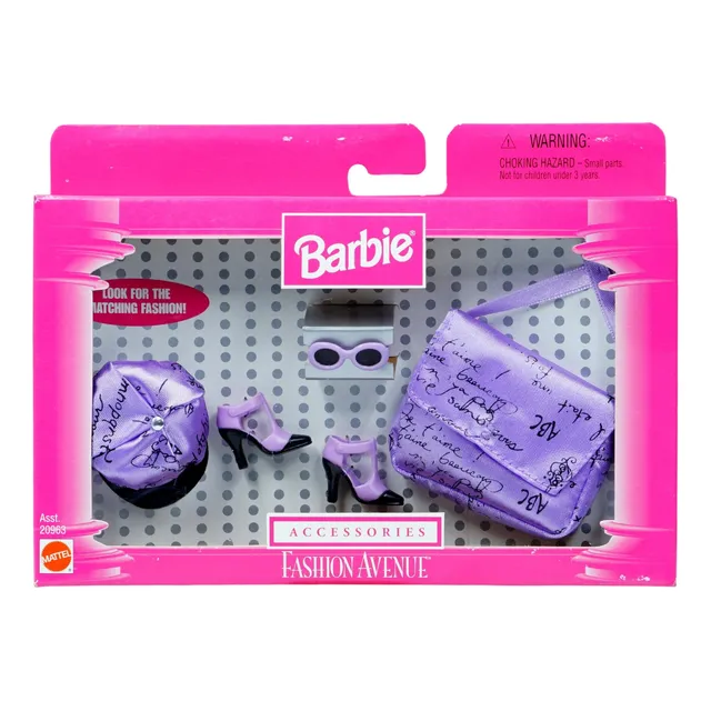 Barbie Fashion Avenue Accessories Purple 1998 Edition