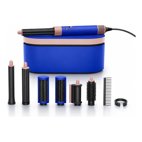 Modelador Dyson Airwrap Complete Long Azul e Rose com Case