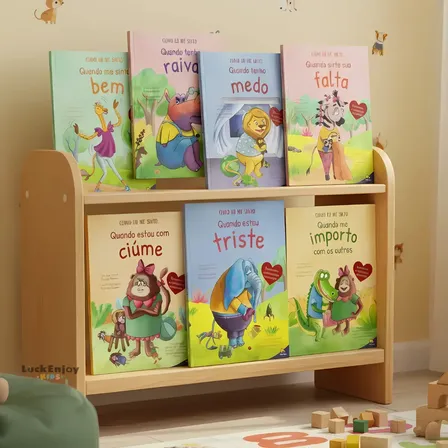 Coleção Como Eu Me Sinto - Livros Com Valores Familiares, Educação Emocional Infantil, Educação Positiva, Leitura De Fácil Compreensão Ricamente Ilustrativo Cores Vibrantes