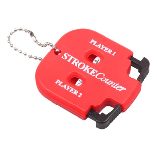 Contador De Golpes De Golf Con Manual De Cadena Clave Rojo Contador De Golpes De Golf Con Manual De Cadena Clave Rojo