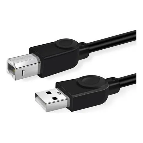 Cable De Impresora Y Scanner A-b De 3 Metros Con Usb 2.0 Color Negro