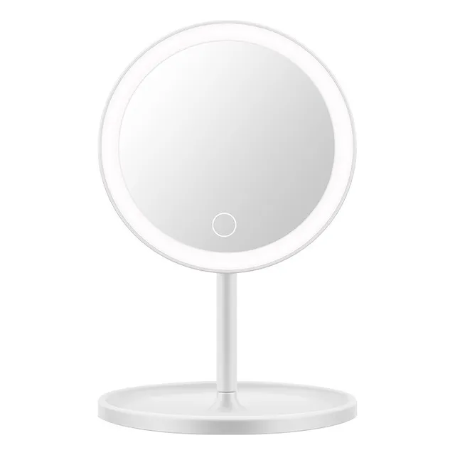 Espejo Redondo Con Luz Led Blanca- Usb