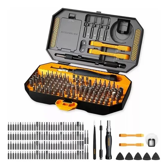 Juego Kit De Destornilladores Precisión 145 En1 Desarmadores